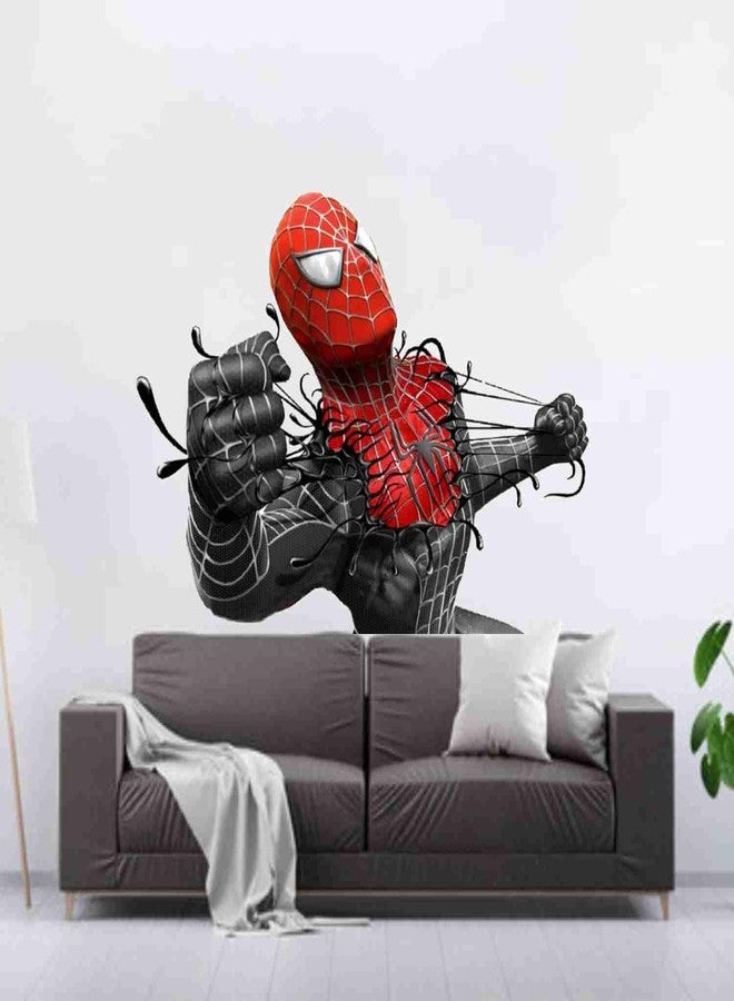 ملصق حائط سكاي أولا مارفل - ملصق أبطال أفنجرز الخارقين لغرفة نوم الأولاد - 20 × 24 بوصة، فينيل PVC ذاتي اللصق - ديكور حائط كرتوني بألوان مائية لغرفة الأطفال، غرفة اللعب، المكتب - Image 3